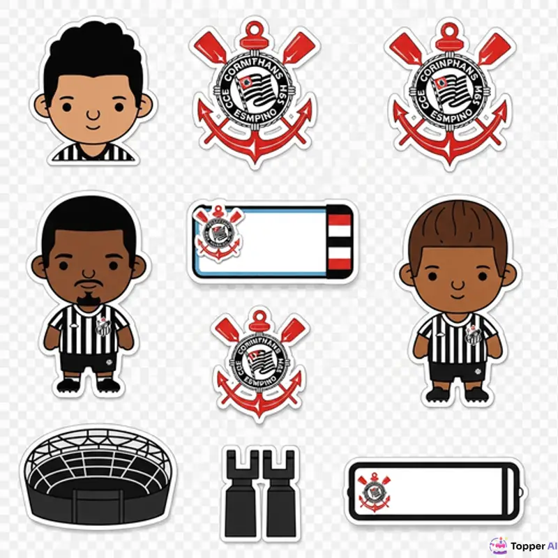 Topo de Bolo Time de Futebol